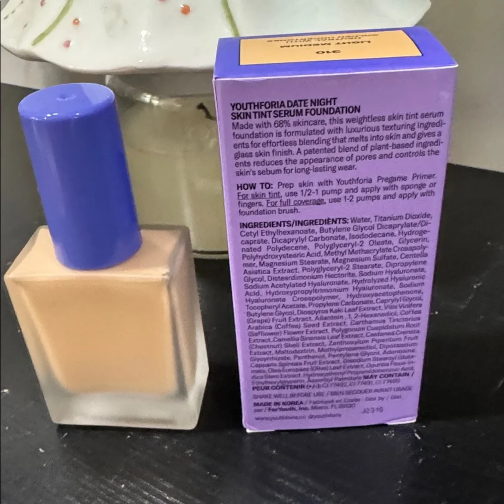 Youthforia Date Night Skin Tint Serum Foundation - Light Medium Neutral (310)